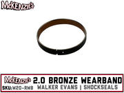 Walker Evans 2.0" Bronze Wearband | Velocity Series |  Shock Seals AHD-W20-RWB
