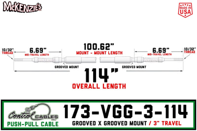 Throttle Control Cable 114