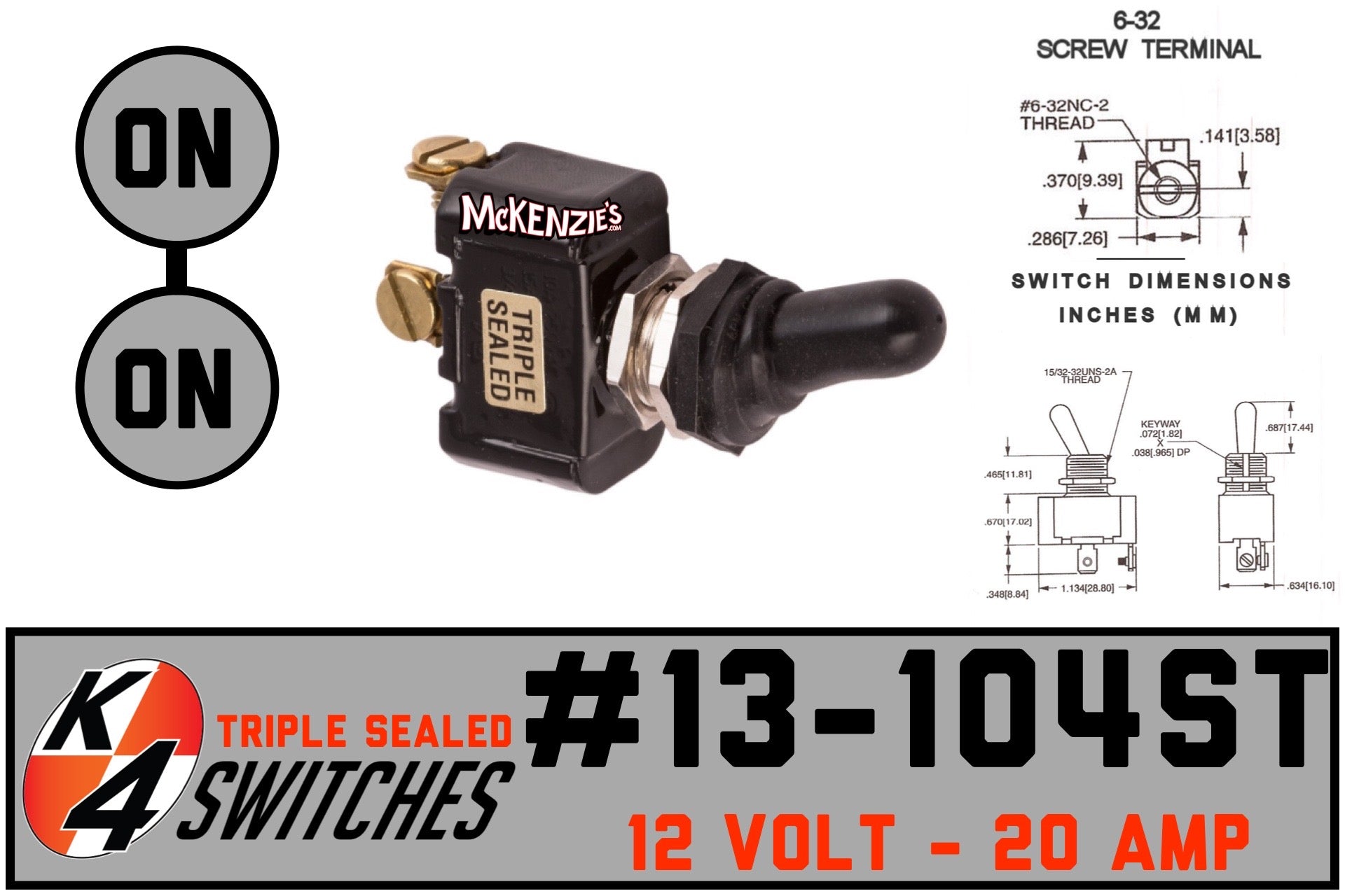 Amazon.com: Sports Parts Electrical Switch Kill Switch 01