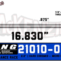 King Shocks 21010-042 | .875" x 16.830" OAL Shock Shaft