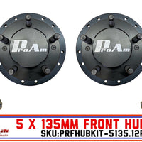 ProAm 5 on 135mm Front Prerunner Truck Hubs | 12-Bolt PRM Snouts | IronMan Series