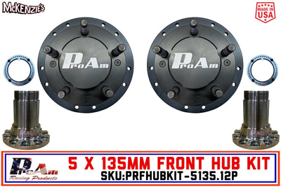 ProAm 5 on 135mm Front Prerunner Truck Hubs | 12-Bolt PRM Snouts | IronMan Series