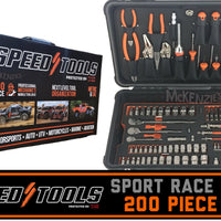 Sport Race Case Kit | 200 Piece Kit | Speed Tools Inc