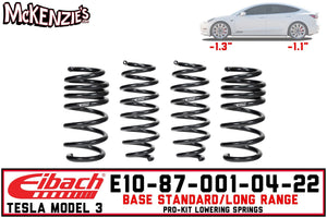 Eibach E10-87-001-04-22 | Lowering Spring Pro-Kit | Tesla Model 3 Base