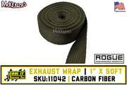 2" x 50ft Header Wrap |  Rogue Carbon Fiber | Thermo Tec 11042