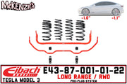 Eibach E43-87-001-01-22 | Pro-Plus Kit | Tesla Model 3 Long Range RWD