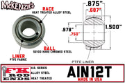 FK Bearing AIN12T Spherical Bearing