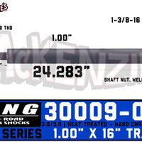 King Shocks 30009-W16 | 1.00" X 16" Travel Shaft | 3.0/3.5 Race Series