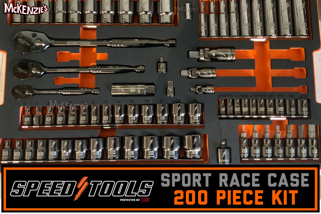 Sport Race Case Kit | 200 Piece Kit | Speed Tools Inc | McKenzie's