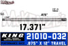 King Shocks 21010-032 | 2.0 x 12" Travel Shaft