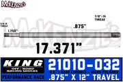 King Shocks 21010-032 | 2.0 x 12" Travel Shaft