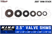 King Shock Valve Shim Kit | 2.5" x .020" Shock Valve Stack | King VS2025