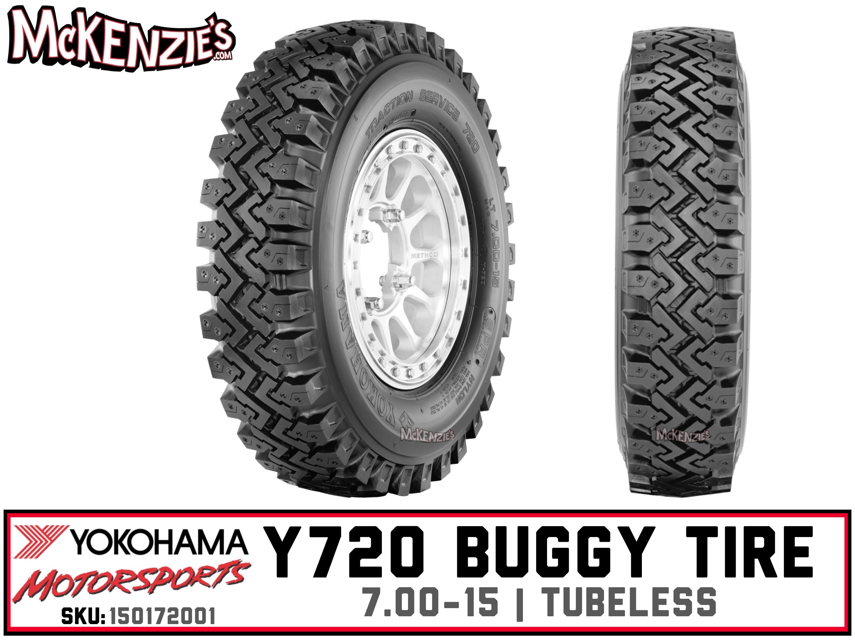 Yokohama Y720 Tire | 7.00-15 | 150172001| McKenzie's