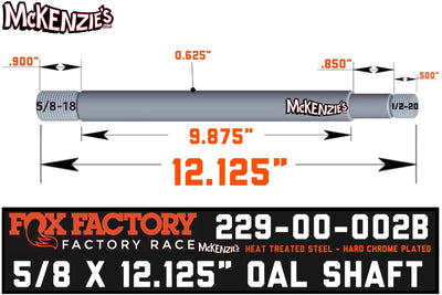 229-00-002B Fox Shock Shaft