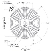 Spal 30101502 Pusher Fan VA09-AP50/C-27S