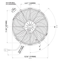 Spal 30102030 Pusher Fan VA10-AP70/LL-61S