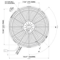 Spal 30102042 Puller Fan VA08-AP71/LL-53A