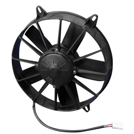 SPAL 30100365 11-Inch Straight Blade Pusher Fan - 808 CFM, Low Profile, For Cooling Radiator, AC Condenser, Or Engine Bay