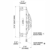 Spal 30102054 | 11" Puller Fan - High Performance Paddle Blade