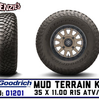 BFG 35x11R15 Mud Terrain KM3 UTV Tire | BFGoodrich 01201