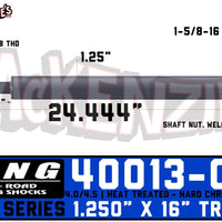 King Shocks 40013-W16 | 1.250" X 16" Travel Shaft | 4.0/4.5 Race Series | King 40013-016