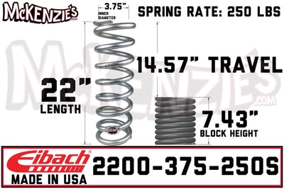 Eibach 2200-375-250S