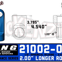 King Shocks 21002-004 | 2.0 x 3/4 Shaft Rod End