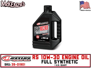 RS 10W-30 Full Synthetic Engine Oil | 1 U.S. Quart | Maxima 39-01901