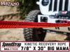 7/8" x 30FT BIG MAMA | Kinetic Recovery Rope | 28,300lbs MRC | Speed Strap