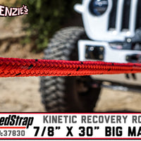 7/8" x 30FT BIG MAMA | Kinetic Recovery Rope | 28,300lbs MRC | Speed Strap