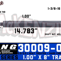 King Shocks 30009-W08 | 1.00" x 8" Travel Shaft | 3.0/3.5 Race Series