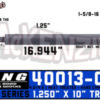 King Shocks 40013-W10 | 1.250" X 10" Travel Shaft | 4.0/4.5 Race Series | King 40013-010
