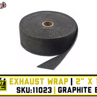 2" x 100ft Header Wrap |  Graphite Black | Thermo Tec 11023