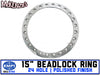 15" Empi Race-Trim Beadlock Ring | Polished | EMPI 9769