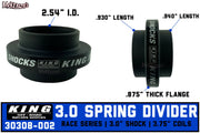 King Shocks 30308-002 | 3.0 Shock Coil Slider | Race Series