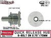 Sweet Steering Wheel Quick Release | 6-Bolt on 2.75"/70mm | 801-70055B