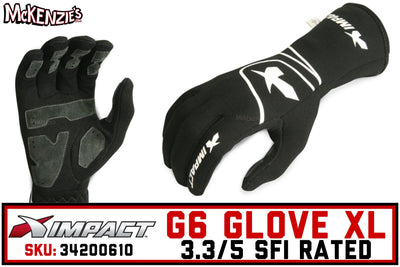 X-Large G6 Glove | SFI 3.3/5 | Impact 34200610