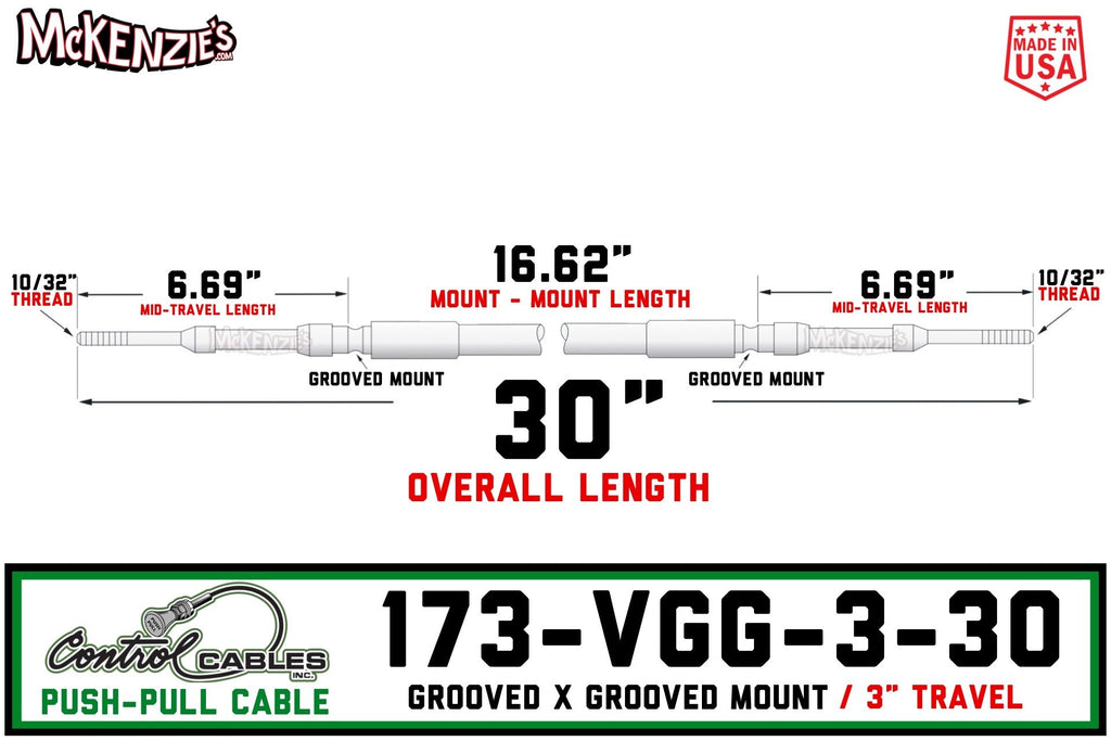 Control Cable 173-VGG-3-30