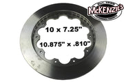 Outboard Hub Rotor 10-7/8" x .810" / 10 x 7.25" Pattern