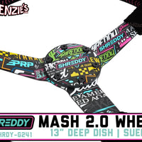 Shreddy MASH 2.0 Steering Wheel | 13" Suede x 3" Dish 6-Bolt | PRP SHRDY-G241