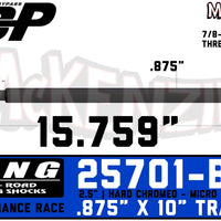 King 25701-B10 | 2.5" x 7/8 IBP Shaft