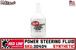 Redline 30404 | Synthetic Power Steering Fluid | Quart