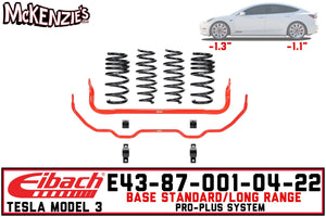 Eibach E43-87-001-04-22 | Pro-Plus Kit | Tesla Model 3 Base