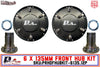 ProAm 6 on 135mm HD Front Prerunner Truck Hubs | 12-Bolt PRM Snouts | IronMan Series