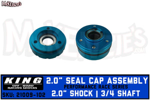King Shock Seal Cap Assembly | 2.0" x 3/4" Shaft | Performance Race | King 21009-102