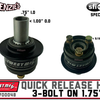 Sweet Steering Wheel Quick Release | 3-Bolt on 1.75" | 801-70004B