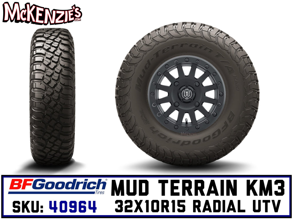 BFG 32x10R15 Mud Terrain KM3 UTV Tire | BFGoodrich 40964