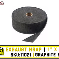 1" x 50ft Header Wrap |  Graphite Black | Thermo Tec 11021