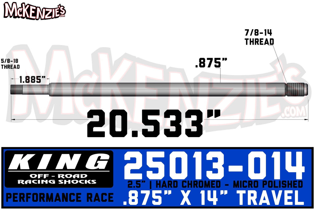 King 25013-014 | 2.5 x 7/8 Shaft