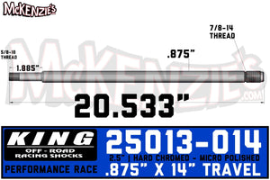 King 25013-014 | 2.5 x 7/8 Shaft